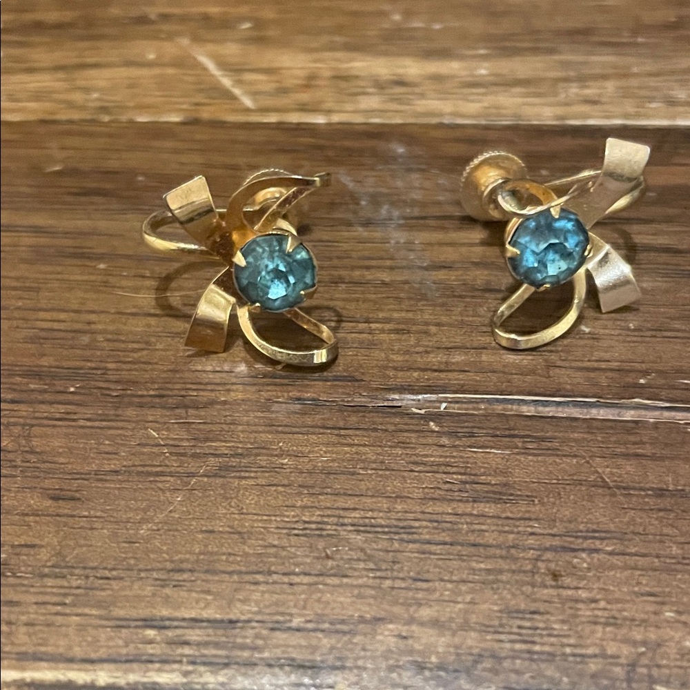 Vintage Bugbee & Niles Pin & Earrings - Picture 3 of 4